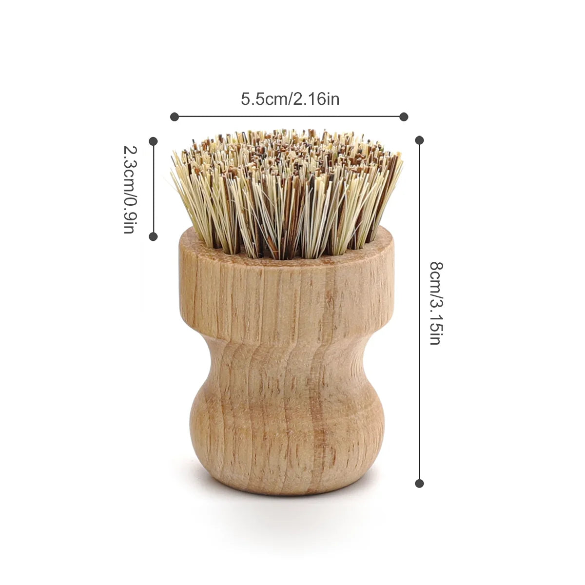 Eco-Friendly Bamboo Dish Brushes - Durable Cleaning for Pots & Pans