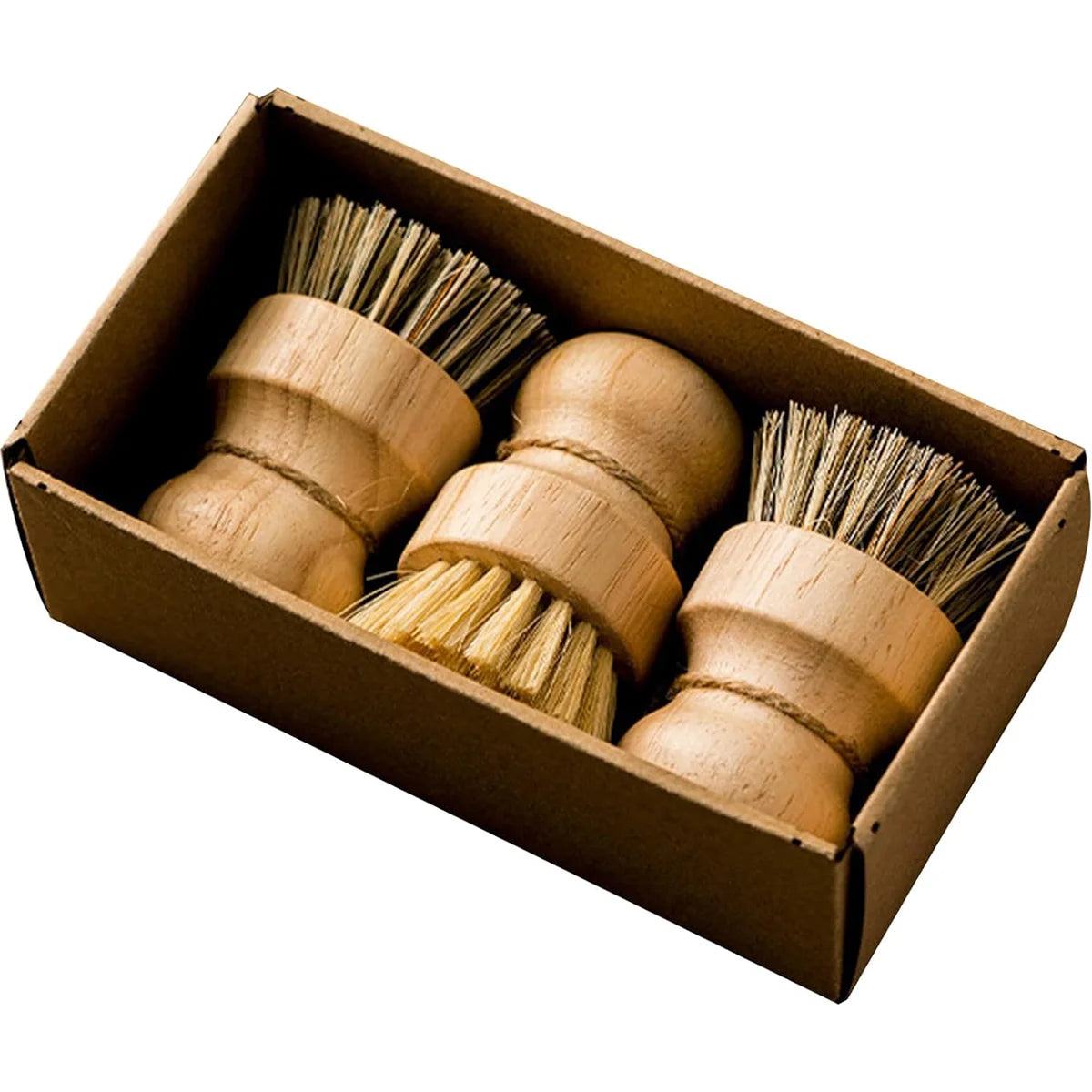 Eco-Friendly Bamboo Dish Brushes - Durable Cleaning for Pots & Pans