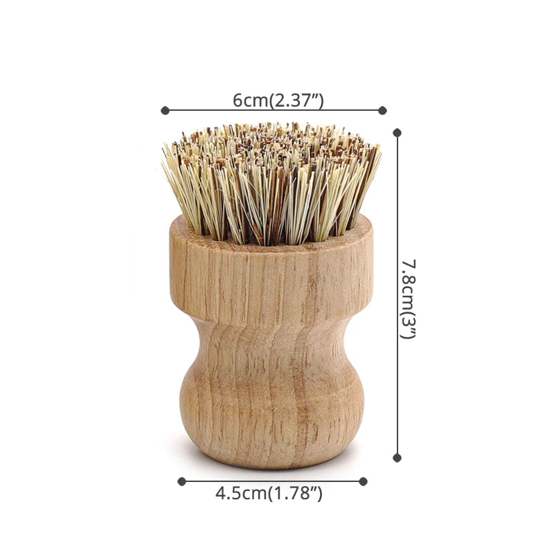 Eco-Friendly Bamboo Dish Brushes - Durable Cleaning for Pots & Pans