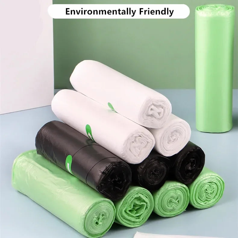 100-Pack Biodegradable Trash Bags - Eco-Friendly & Compostable