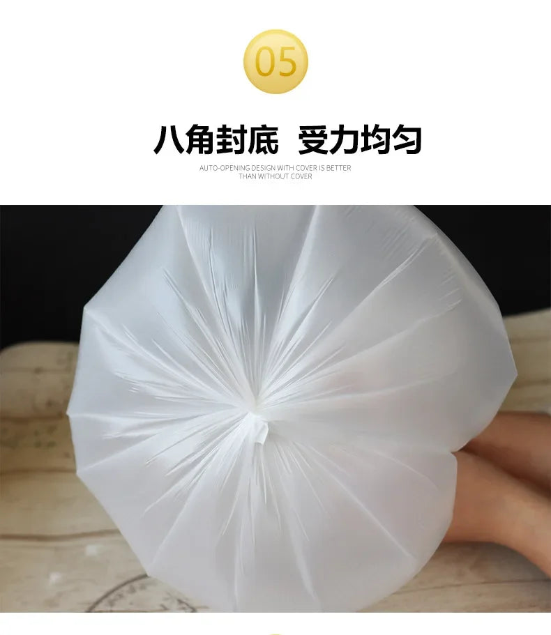 100-Pack Biodegradable Trash Bags - Eco-Friendly & Compostable